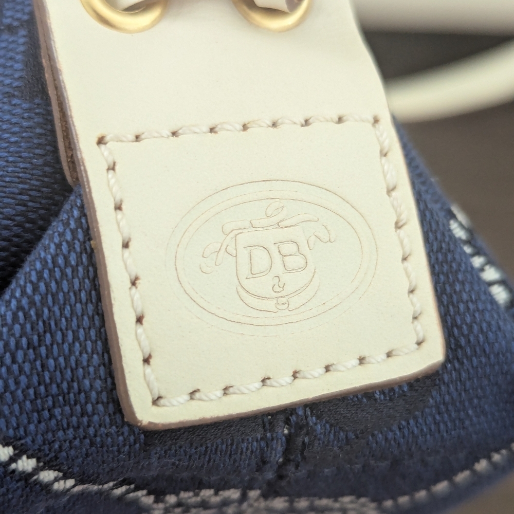 Dooney & Bourke Blue Monogram Shoulder Bag - Picture 5 of 12